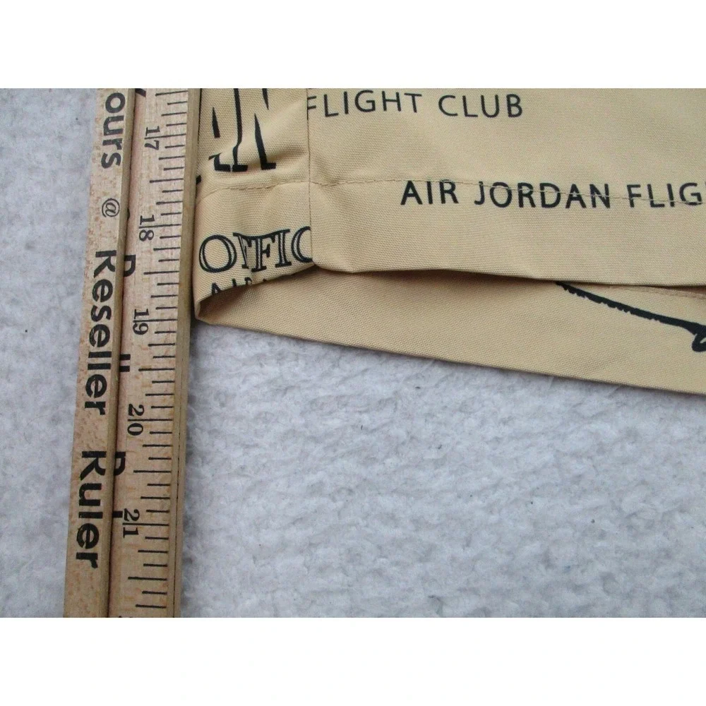 NWT Air Jordan Flight MVP Shorts Mens M Gold Black Signature Basketball Athletic